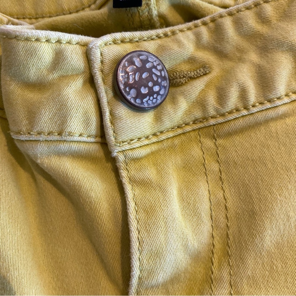 Cabi Womens Skinny Jeans Size 4 Citron Yellow Denim Stretch #5084 - Picture 7 of 7
